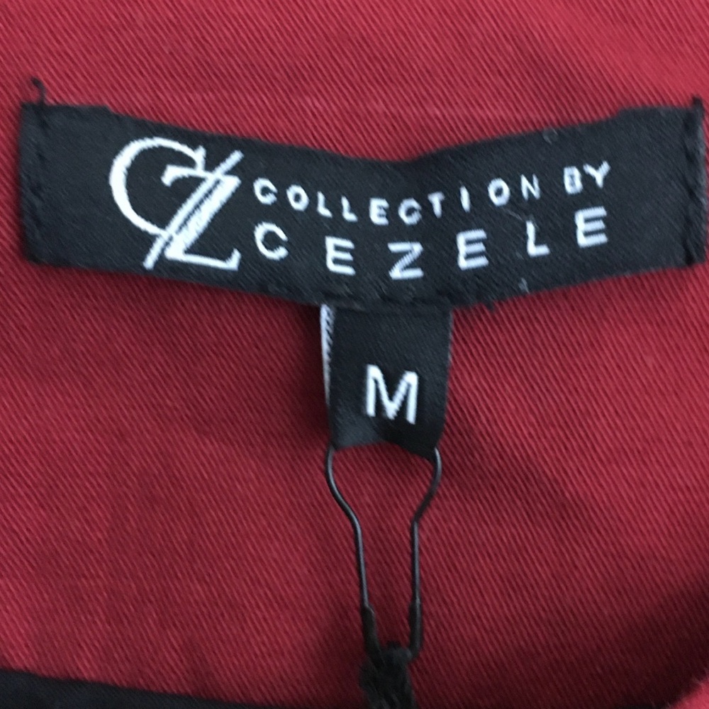Cezele | Deep Red Open Front Jacket - Picture 10 of 11